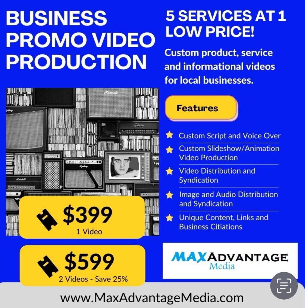 Business Promo Video Production Pricing